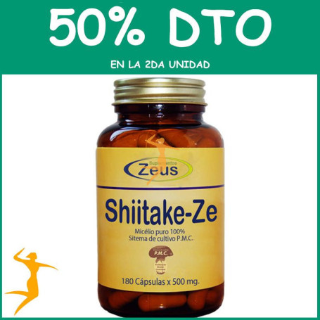 SHIITAKE 180 CÁPSULAS ZEUS OFERTA 2 UD