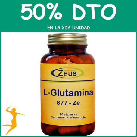 L-GLUTAMINA 90 CÁPSULAS ZEUS OFERTA 2 UD