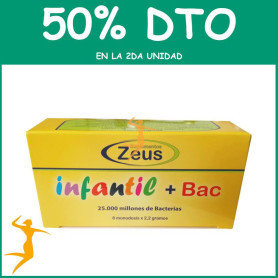 INFANTIL + BAC 8 MONODOSIS 2Gr. ZEUS OFERTA 2 UD