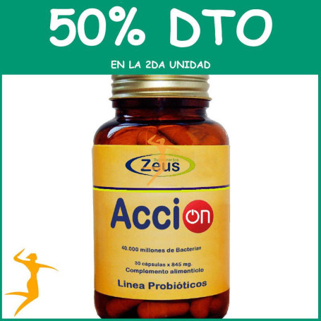 ACCION 30 CÁPSULAS 845Mg. ZEUS OFERTA 2 UD