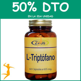 L-TRIPTÓFANO 60 CÁPSULAS ZEUS OFERTA 2 UD