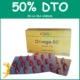 OMEGA-50 30/20 TG 120 CÁPSULAS ZEUS OFERTA 2 UD