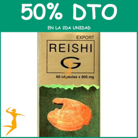 REISHI G 825Mg. 60 CÁPSULAS GOLDEN GREEN OFERTA 2 UD