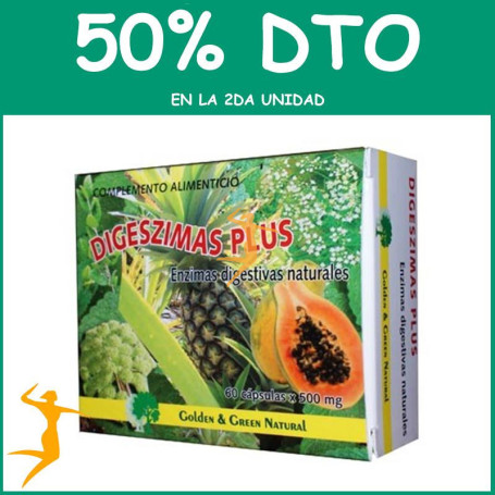 DIGESZIMAS PLUS 60 CÁPSULAS GOLDEN GREEN OFERTA 2 UD