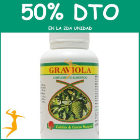 GRAVIOLA 90 CÁPSULAS GOLDEN GREEN OFERTA 2 UD