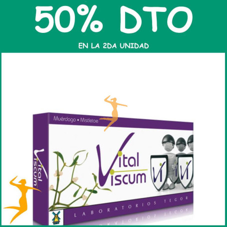 VITAL VISCUM 40 CÁPSULAS TEGOR OFERTA 2 UD