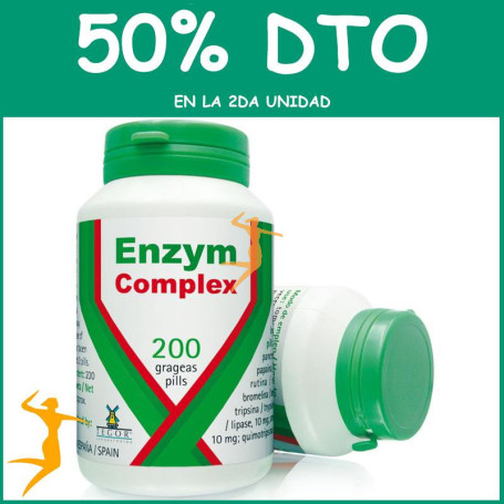 ENZYM COMPLEX 200 CÁPSULAS TEGOR OFERTA 2 UD