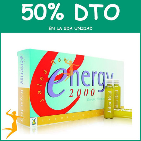 JALEA REAL ENERGY 2000 20 VIALES 10Ml. TEGOR OFERTA 2 UD