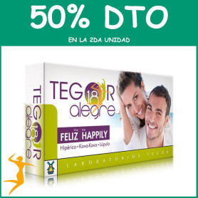 TEGOR 18 ALEGRE 40 CÁPSULAS TEGOR OFERTA 2 UD