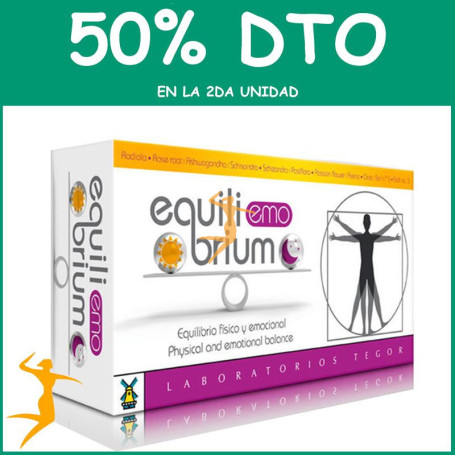 EQUILIBRIUM EMO 60 CÁPSULAS TEGOR OFERTA 2 UD