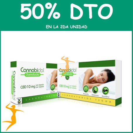 DORMIBIDOL 40 CÁPSULAS TEGOR OFERTA 2 UD