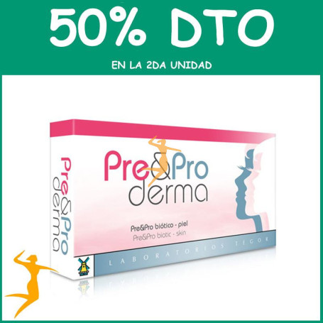 PRE & PRO DERMA 28 CÁPSULAS TEGOR OFERTA 2 UD