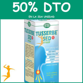 TUSSERBE SED 1 JARABE 180Ml. TREPAT DIET - ESI OFERTA 2 UD