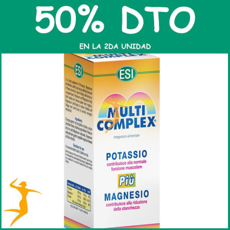 MULTICOMPLEX POTASIO + MAGNESIO 90 TABLETAS TREPAT DIET - ESI OFERTA 2 UD