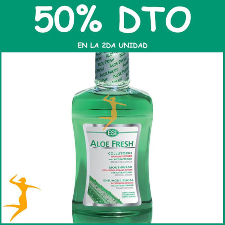 ALOE FRESH COLUTORIO CON ALCOHOL 500Ml. TREPAT DIET - ESI OFERTA 2 UD