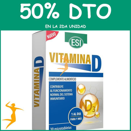 VITAMINA D 30 TABLETAS ESI OFERTA 2 UD