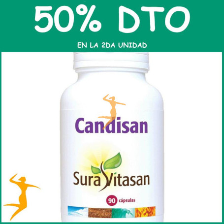 CANDISAN 90 CÁPSULAS SURA VITASAN OFERTA 2 UD