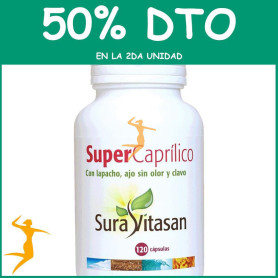 SUPER CAPRILICO 120 CÁPSULAS SURA VITASAN OFERTA 2 UD