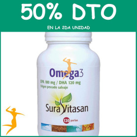 OMEGA 3 1.200Mg. 120 PERLAS SURA VITASAN OFERTA 2 UD