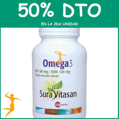 OMEGA 3 1.200Mg. 120 PERLAS SURA VITASAN OFERTA 2 UD