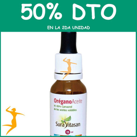 OREGANO SALVAJE ACEITE 15Ml. SURA VITASAN OFERTA 2 UD