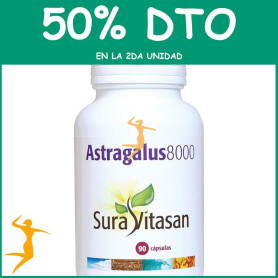 ASTRAGALUS 8000 90 CÁPSULAS SURA VITASAN OFERTA 2 UD