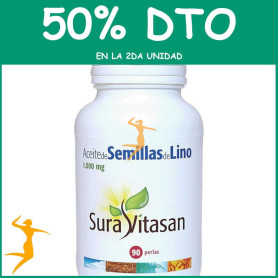 ACEITE DE LINO 1.000Mg. 90 PERLAS SURA VITASAN OFERTA 2 UD