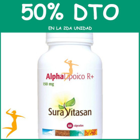 ALPHA LIPOICO R+ 150Mg. 60 CÁPSULAS SURA VITASAN OFERTA 2 UD