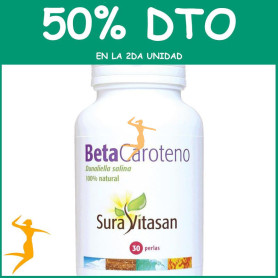 BETA-CAROTENO 30 PERLAS SURA VITASAN OFERTA 2 UD