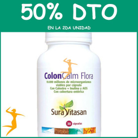 COLON-CALM FLORA 30 CÁPSULAS SURA VITASAN OFERTA 2 UD