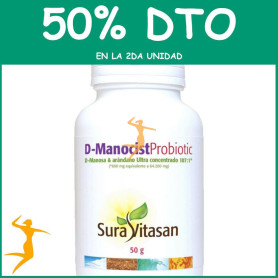 D-MANOCISTPROBIOTIC 50Gr. SURA VITASAN OFERTA 2 UD