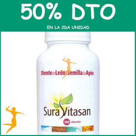 DIENTE DE LEON & APIO 100 CÁPSULAS SURA VITASAN OFERTA 2 UD