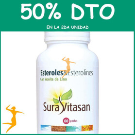 ESTEROLES & ESTEROLINES 60 PERLAS SURA VITASAN OFERTA 2 UD