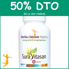 HIPÉRICO 60 CÁPSULAS SURA VITASAN OFERTA 2 UD