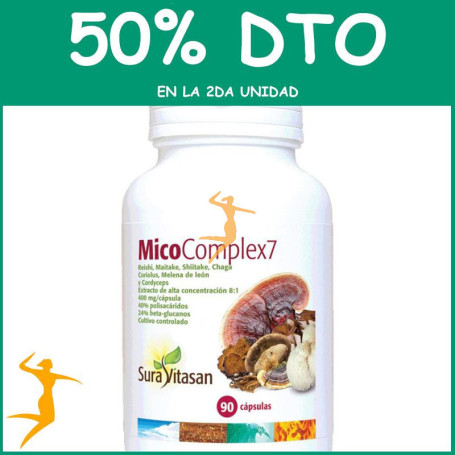 MICOCOMPLEX 6 400Mg. 90 CÁPSULAS SURA VITASAN OFERTA 2 UD