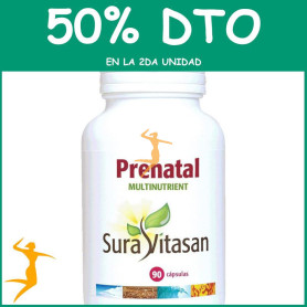 PRENATAL MULTINUTRIENT 90 CÁPSULAS SURA VITASAN OFERTA 2 UD