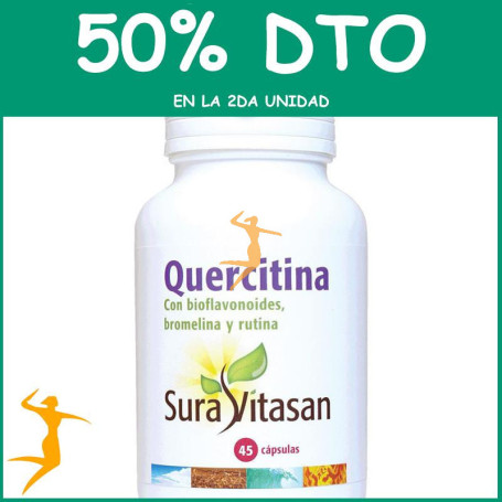 QUERCITINA 600Mg. 45 CAPSULAS SURA VITASAN OFERTA 2 UD