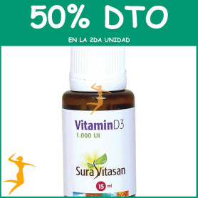 VITAMINA D3 15Ml. SURA VITASAN OFERTA 2 UD