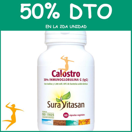 CALOSTRO 60 CÁPSULAS SURA VITASAN OFERTA 2 UD