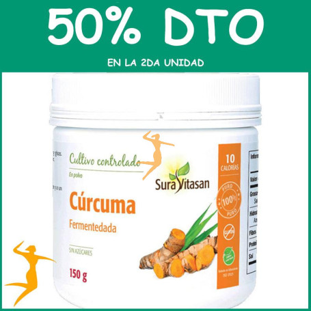 CÚRCUMA FERMENTADA 150Gr. SURA VITASAN OFERTA 2 UD