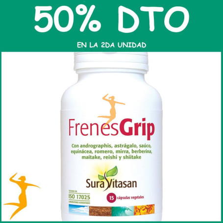 FRENES GRIP 15 CÁPSULAS SURA VITASAN OFERTA 2 UD