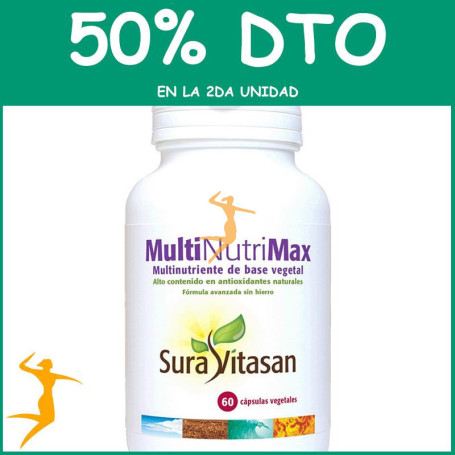 MULTI NUTRI MAX 60 CÁPSULAS SURA VITASAN OFERTA 2 UD