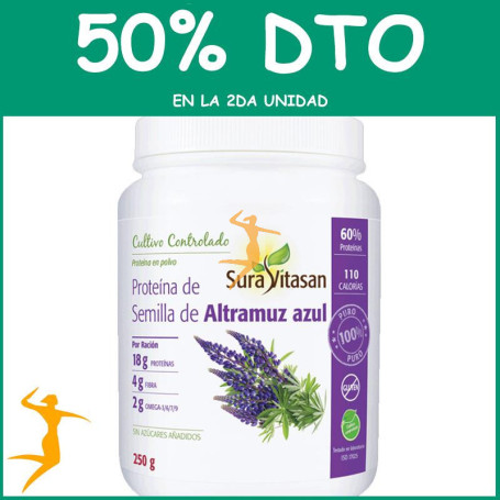 PROTEÍNA DE SEMILLA DE ALTRAMUZ AZUL 250Gr. SURA VITASAN OFERTA 2 UD