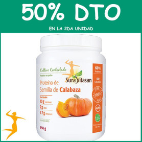 PROTEÍNA DE SEMILLA DE CALABAZA 450Gr. SURA VITASAN OFERTA 2 UD