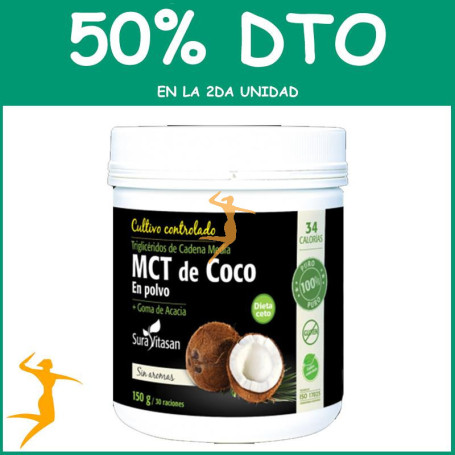 MCT COCO EN POLVO 150Gr. SURA VITASAN OFERTA 2 UD