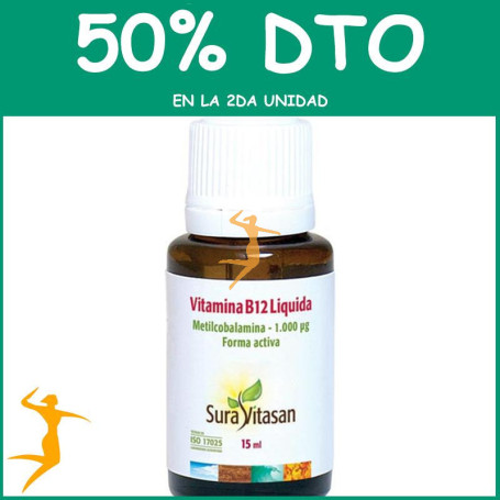 VITAMINA B12 15Ml. SURA VITASAN OFERTA 2 UD