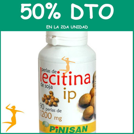 LECITINA DE SOJA 90 PERLAS 1200Mg. PINISAN OFERTA 2 UD