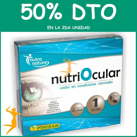 NUTRIOCULAR 30 CÁPSULAS PINISAN OFERTA 2 UD