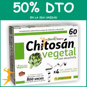 CHITOSAN VEGETAL 60 CÁPSULAS PINISAN OFERTA 2 UD