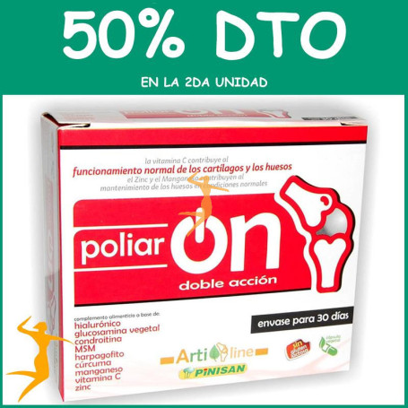 ARTRION POLIARON 60 CÁPSULAS PINISAN OFERTA 2 UD